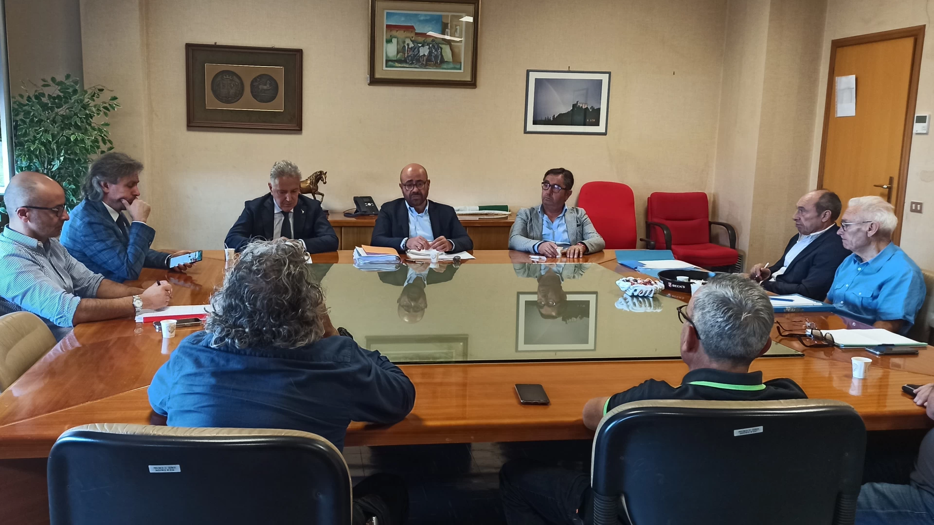 Isernia: questa mattina la Provincia ha incontrato il comitato per il Viadotto Sente Longo.